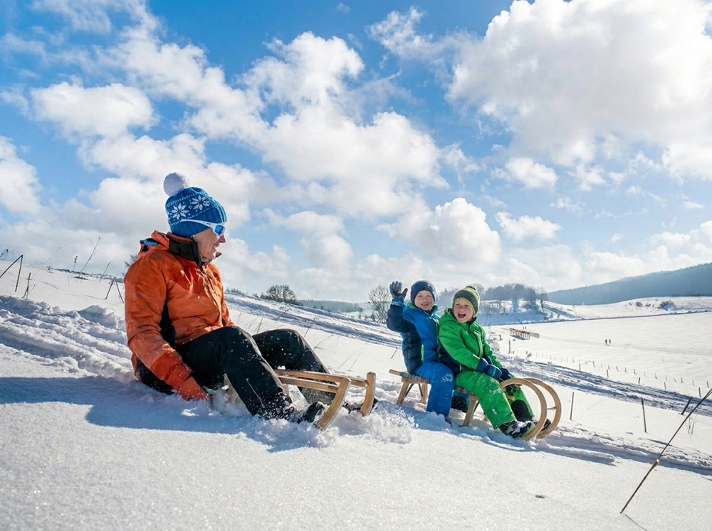 Luge dans le Jura