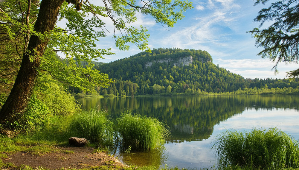 Sites naturels du Jura -Lac de Bonlieu