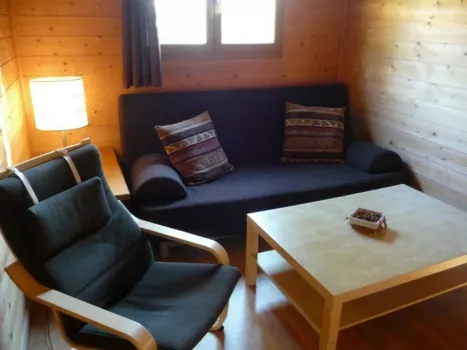 Coin détente de nos chalets