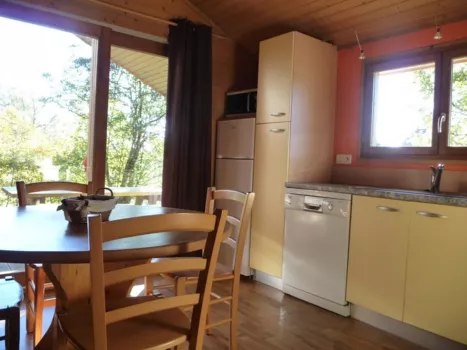 Espace repas de nos chalets