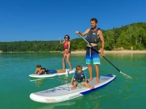 Paddle sur le lac de Vouglans